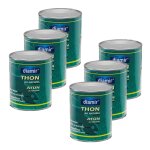 Lot 6x thon morceaux au naturel - 4 / 4 - bote 800g