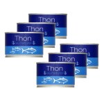 Lot 6x thon au naturel - bote 400g