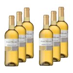 Lot 6x vin blanc monbazillac - aoc / hve - bouteille kg