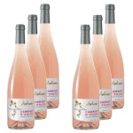 Lot 6x vin rosé ambroisie cabernet d'anjou aoc - loire - bouteille 750ml Lot 6x vin rosé ambroisie cabernet d'anjou aoc - loire - bouteille 750ml