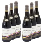 Lot 6x vin rouge crozes hermitage monts et collines - bouteille 750ml