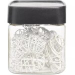 Lot de 7 boules de m�tal en forme de coeur