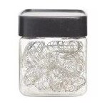 Lot de 7 boules de m�tal en forme de coeur