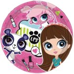 Lot 8 assiettes en carton 23 cm diam littlest petshop - amscan