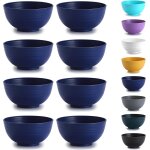 Lot de 8 bols en plastique incassables ¿ sp�cial camping bleu