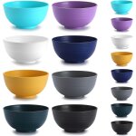 Lot de 8 bols en plastique incassables ¿ sp�cial camping multicouleurs