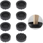 Lot de 8 dessous de verre ronds pour meubles, diamtre de 6 cm, patins antidrapants pour sols en bois ...