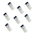 Lot de 8 filtres adoucisseur d'eau modles ecam cafetire expresso (5513292811 delonghi)