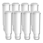 Lot de 8 filtres � eau claris tz60003 cafeti�re machine � caf� (00461732 9000849514 bosch krups siemens ...