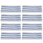 Lot de 8 serpillres en microfibre lavables et rutilisables pour polti vaporflexi brush eco pro 3. 0 ...