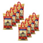 Lot 8x riz long sella basmati - sac 4, 5kg