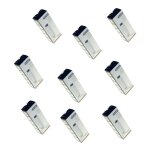 Lot de 9 filtres adoucisseur d'eau mod�les ecam cafeti�re expresso (5513292811 delonghi)