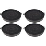 Lot de quatre filtres charbon type b210 fac539 210x30 mm hotte (chf210 481281718524 kfc6901 aeg airforce ...