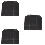 Lot de trois filtres charbon roblin 5403008 265x235x16 mm hotte (5403008 c00384658 aeg airforce airlux ...