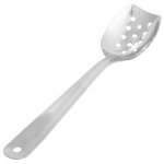 Louche ecumoire en acier inoxydable, cuillre a soupe, passoire cuillre pour la cuisine, salade, buffet, ...