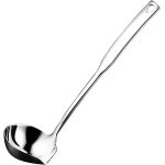 Louche a soupe de cuisine en acier inoxydable 304 louche a soupe punch cuillères ladell lumineuses avec ... Louche a soupe de cuisine en acier inoxydable 304 louche a soupe punch cuillères ladell lumineuses avec ...