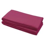 Lovely home drap plat 100% coton 180x290 cm - 1 personne - fuchsia