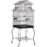 Luxs cage oiseaux sur pied volière détachable pour perruche perroquet canari mandarin extérieur 59 x ... Luxs cage oiseaux sur pied volière détachable pour perruche perroquet canari mandarin extérieur 59 x ...