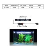 Lumi�re d'aquarium led 220 - 240v, etanche, avec pince, d�cor sous - marin, lampe submersible pour croissance ...