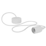 Luminaire design a suspension en cordage blanc