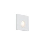 Luminaire encastr� mural carr� - 1, 7w - 2700k - blanc