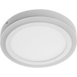 Luminaire led twins rond aluminium - applique - � 15 cm - 640 lumens - ip 20