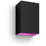 Luminaire philips hw&ca resonate applique carr� 2x8w noir