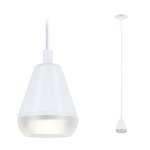 Luminaire en suspension led luia gu10 max. 10w satin�, blanc d�poli