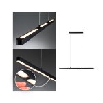 Luminaire en suspension led mailo touchless sensor 2700k 3x600lm 3x10, 5w noir mat gradable