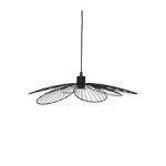 Luminaire suspension en m�tal noir d 57 cm