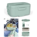 Lunch box chauffante 45w 1800 ml et 1 compartiment plastique 410 ml