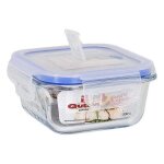 Lunch box avec fermeture hermétique carré boite de conservation mesure - 1100 cc - 18 Lunch box avec fermeture hermétique carré boite de conservation mesure - 1100 cc - 18