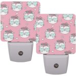 Lunettes de chat a brancher, veilleuse avec capteur automatique, veilleuse led blanc chaud pour chambre ... Lunettes de chat a brancher, veilleuse avec capteur automatique, veilleuse led blanc chaud pour chambre ...