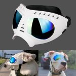 Lunettes pour chiens protection des yeux sangles r�glables facile a mettre anti - uv lunettes de soleil ...