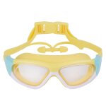 Lunettes a grande monture bouchons d'oreilles confortables en silicone une pice blanc jaune
