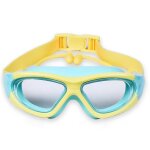 Lunettes a grande monture bouchons d'oreilles confortables en silicone une pièce jaune Lunettes a grande monture bouchons d'oreilles confortables en silicone une pièce jaune
