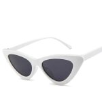 Lunettes de soleil yeux de chat pour femmes , petit triangle, vintage, rouge, tendance, streetwear,  uv400 ...