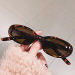 Lunettes de soleil yeux de chat pour hommes et femmes , marque de luxe, petites, punk, tendance, uv400, ...