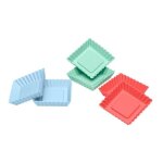 Lurch lot de 6 mini moules a flans - pastel