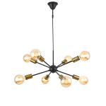Lustre lampe lumière suspendu suspension a 8 branches amiens e27 helloshop26 03 0007599 Lustre lampe lumière suspendu suspension a 8 branches amiens e27 helloshop26 03 0007599