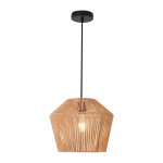 Lustre lampe lumi�re suspendu suspension 158 x 33 cm noir beige helloshop26 03 0007593