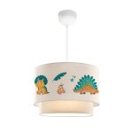 Lustre lampe lumi�re suspendu suspension lurgan pour enfant e27 70 cm motif de dinosaure helloshop26 ...