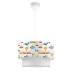 Lustre lampe lumi�re suspendu suspension lurgan pour enfant e27 70 cm motif de v�hicules helloshop26 ...