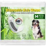 M - 24 couches jetables pour chien mâle avec charbon actif, neutralisation des odeurs, couches douces ... M - 24 couches jetables pour chien mâle avec charbon actif, neutralisation des odeurs, couches douces ...