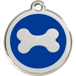 Médaille chien red dingo os bleu 38mm Médaille chien red dingo os bleu 38mm