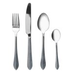 M�nag�re 24 pi�ces inox  carya  gris