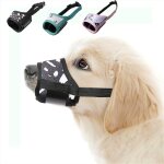 (m, noir)museli�re pour chiens avec motif imprim� en maille respirante pour petits moyens et grands chiens, ...