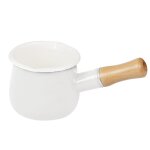 M76d ? petit pot a lait, chauffe - beurre, cafetière en matériau emaillé pour la maison M76d ? petit pot a lait, chauffe - beurre, cafetière en matériau emaillé pour la maison