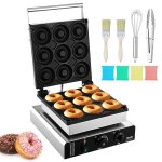 Machine a beignets electrique, 2000 w, appareil a donuts commercial avec surface antiadhésive, machine ... Machine a beignets electrique, 2000 w, appareil a donuts commercial avec surface antiadhésive, machine ...