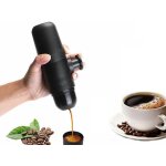 Machine a caf expresso portable presse a la main, cafetire manuelle d'extrieur